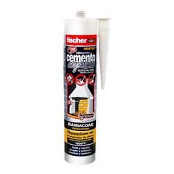 Ciment pour barbecue gris express - 300 ml 514853 Fischer
