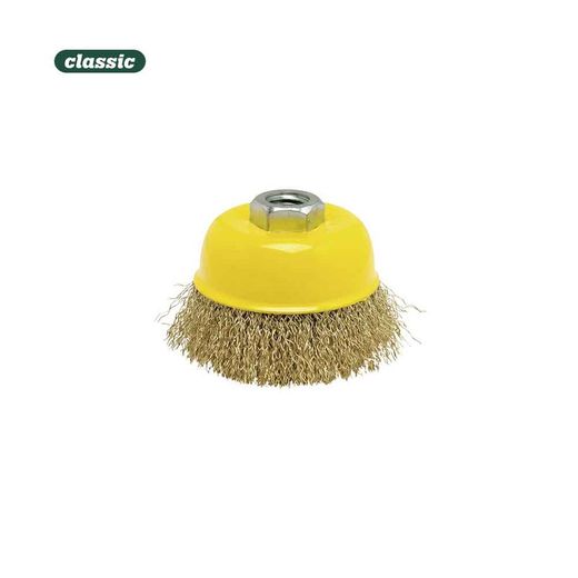 Brosse coupelle en fil ondulé 60mm fho60