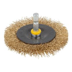 Cepillo De Disco De Alambre De Latón Vást. Hexagonal Ø 75x10mm 2110000 Wolfcraft