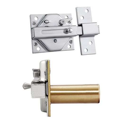Parafuso Cs88sc M50. Acabamento cromado acetinado. Cilindro de 50mm. Com 5 chaves de segurança. Ifam
