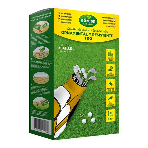 Grama Ornamental e Resistente 1kg Agreen