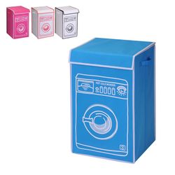 cesto para roupas sujas 35x35x58cm cores sortidas