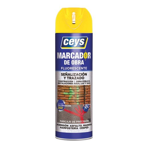 Ceys Marqueur de travail jaune 500 ml 908002