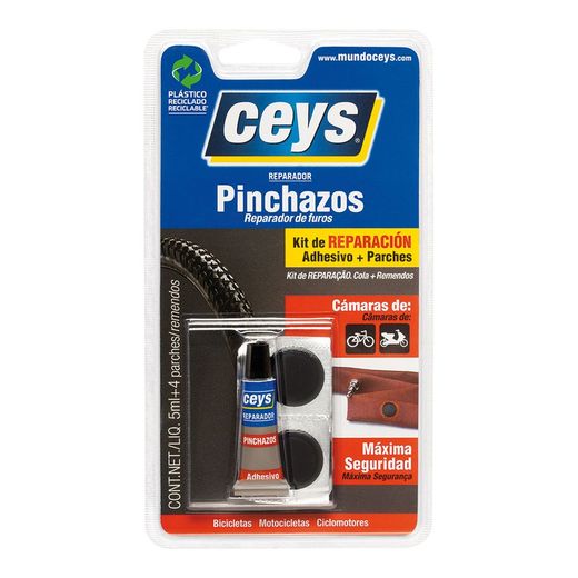 Ceys Réparation de crevaison Blister 6 unités. 505016
