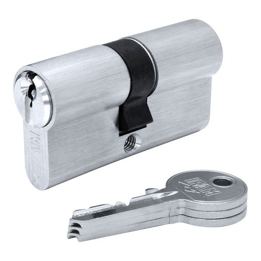 Cylindre F5s3030n Nickel 60mm (30+30mm) Came Longue 15mm. Avec 3 clés dentelées. Ifam