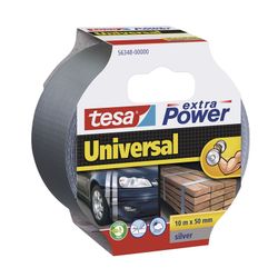 Fita Americana Universal Extra Power. 10m X 50mm Prata Tesa
