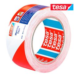 Fita adesiva para farol vermelha/branca 33m x 50mm 60760 Tesa