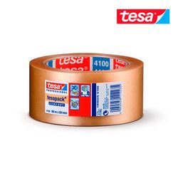 Ruban d'emballage en PVC brut transparent. 66m X 50mm 4100 Tesa