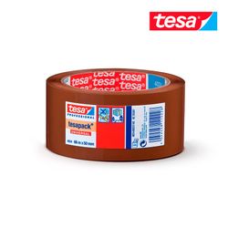 Fita de embalagem de poliolefina marrom 66m x 50mm 4024 Tesa