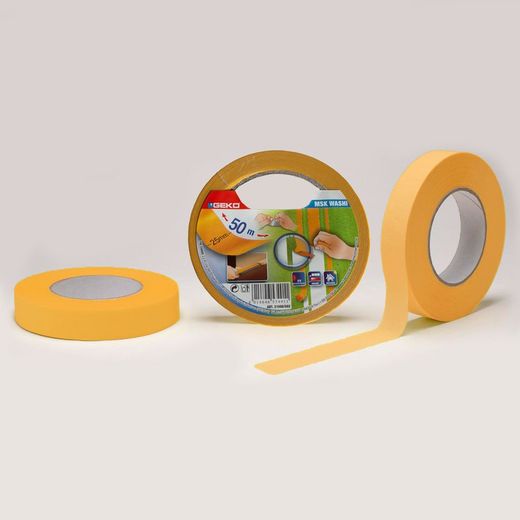 Fita adesiva de fibra de arroz 25mmx50mts para linha de precisão de pintura