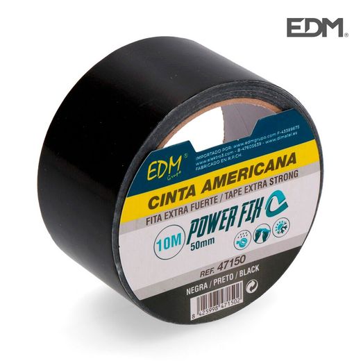 Fita multiuso americana 10mx50mm edm preto