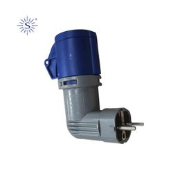 Clavija adaptador schuko a cetac 2p+t a solera
