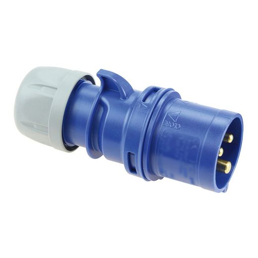 Prise Cetac 2 P+T Bleu 16a Solera 902131a