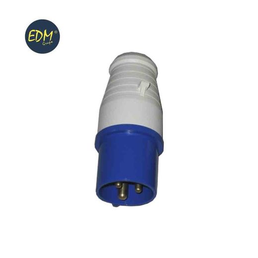 Plug Cetac 2 p + t embalado em azul