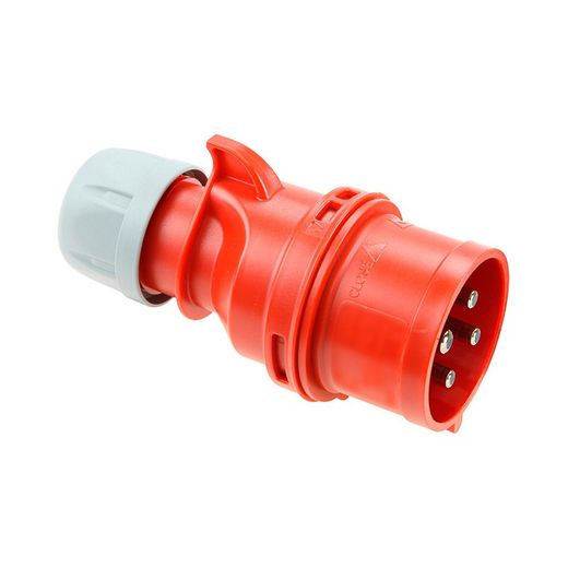 Plugue Cetac 3p+T, 32a 400v~. Ip44 902144a Solera