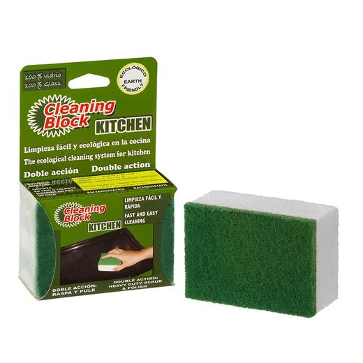 Bloco de limpeza de cozinha com aba simples