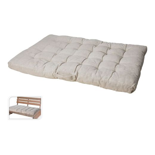Almofada Base Para Sofá Tipo Palete. Cor: Bege 80x120x8cm