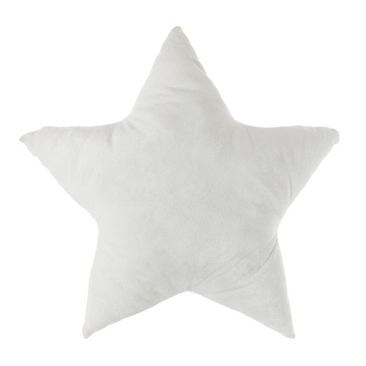 Almofada infantil branca com modelo estrela led