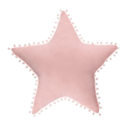 Almofada infantil rosa com modelo estrela led