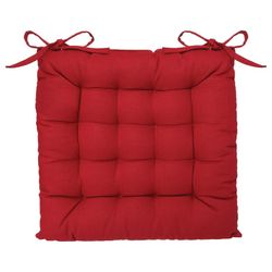 Almofada para cadeira cor marrom 38x38cm