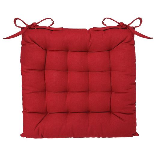 Almofada para cadeira cor marrom 38x38cm