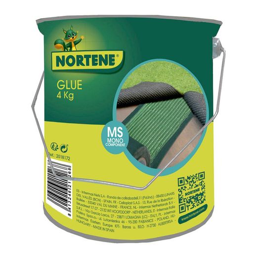 Cola Especial Para Grama Artificial Cola 4kg Nortene