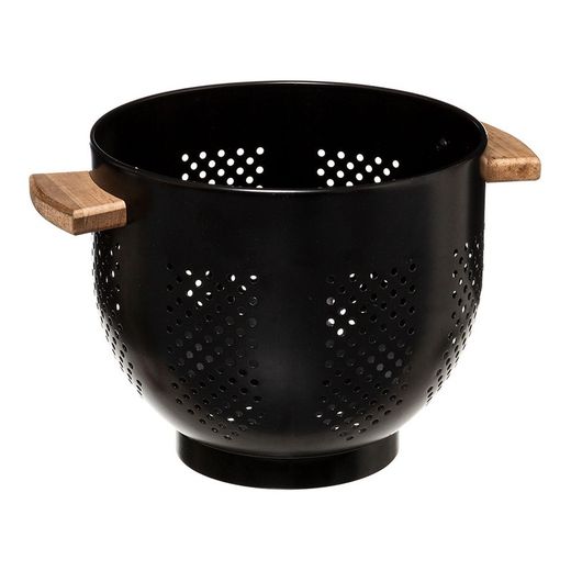 Escorredor 20cm Bambu-Preto Col.'Noir Kitchen'