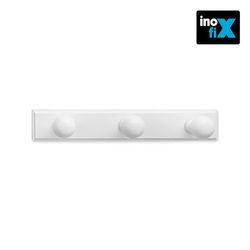 Cintre 3 cintres en bois blanc (blister) inofix