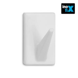 Suporte adesivo branco clássico (blister 4 unidades) inofix