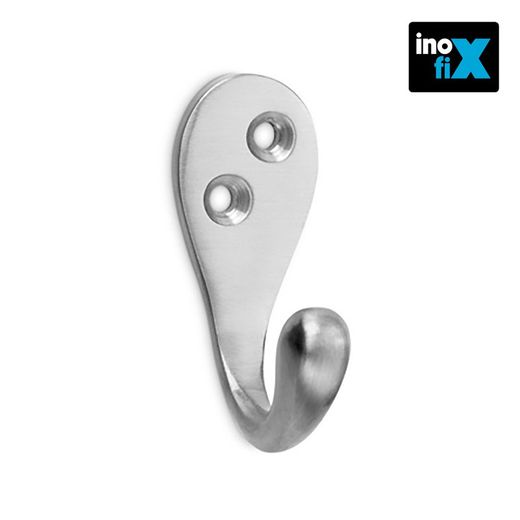 Cintre classique en laiton nickel satiné (blister) inofix