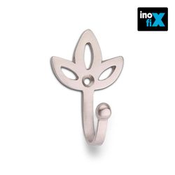 Cabide de latão em tulipa de níquel acetinado (bolha) inofix