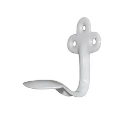 Cabide impresso lacado a branco