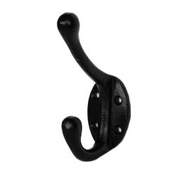 Cabide de forja preto pequeno