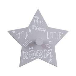 Modelo de estrela de cabide infantil decorativo de cores sortidas
