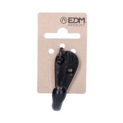 Cabide de forjamento preto simples em papelão pendurado Edm