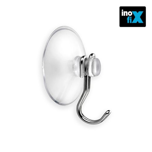 Support ventouse 35mm chrome (blister 4 unités) inofix