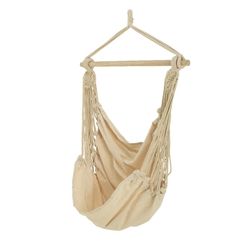 Balançoire suspendue en coton 100x130cm Beige