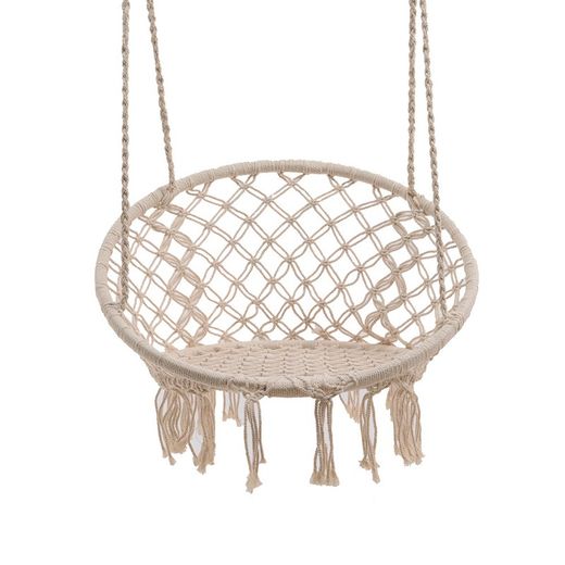 Balançoire en coton modèle bali à franges