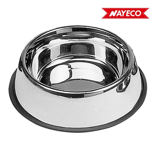 Comedero acero inox.antideslizante 0,9l 26cm