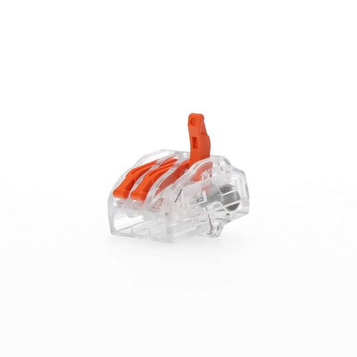 Conector de emenda 3 soquetes 0,75a - 2,5 mm