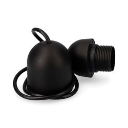 Conjunto colgante negro e-27