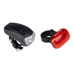 Conjunto de 2 lanternas de bicicleta. Dianteiro e traseiro. 2xaaa (não incluído) Dunlop