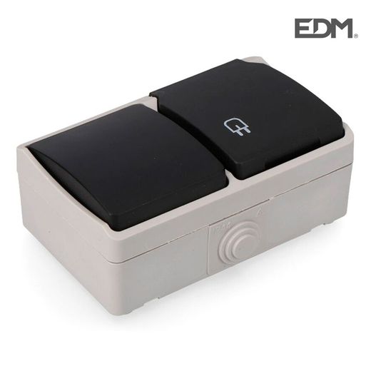 Switch + encolher base edm ip44