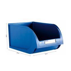 Récipient 40cm bleu titane