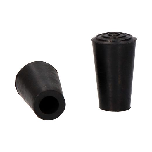 Extremidade externa de borracha preta de ø10mm