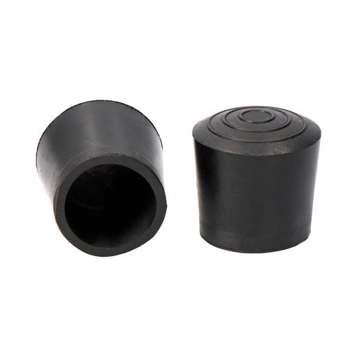 Ponteira externa de borracha preta de ø32mm