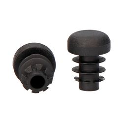 Ponteira redonda para interior ø18mm preto