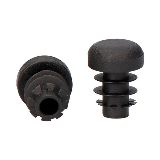 Ponteira redonda para interior ø18mm preto