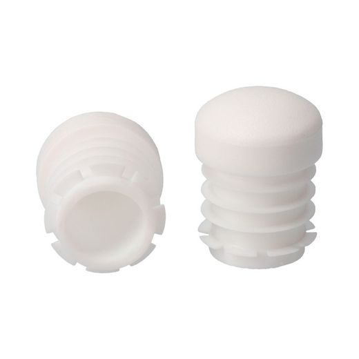 Embout rond pour intérieur ø25mm blanc