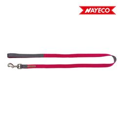 Trela ​​Dupla Premium Fúcsia-Cinza Floresta-Britânica X-Trm 120 X 1,5cm Nayeco